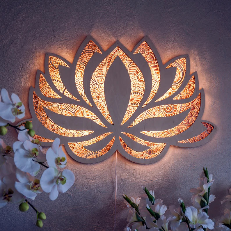 Samsara Lotus Wall Sculpture