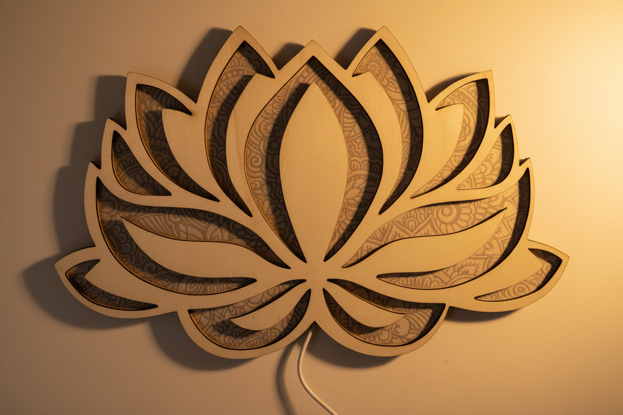 Samsara Lotus Wall Sculpture