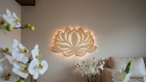 Samsara Lotus Wall Sculpture